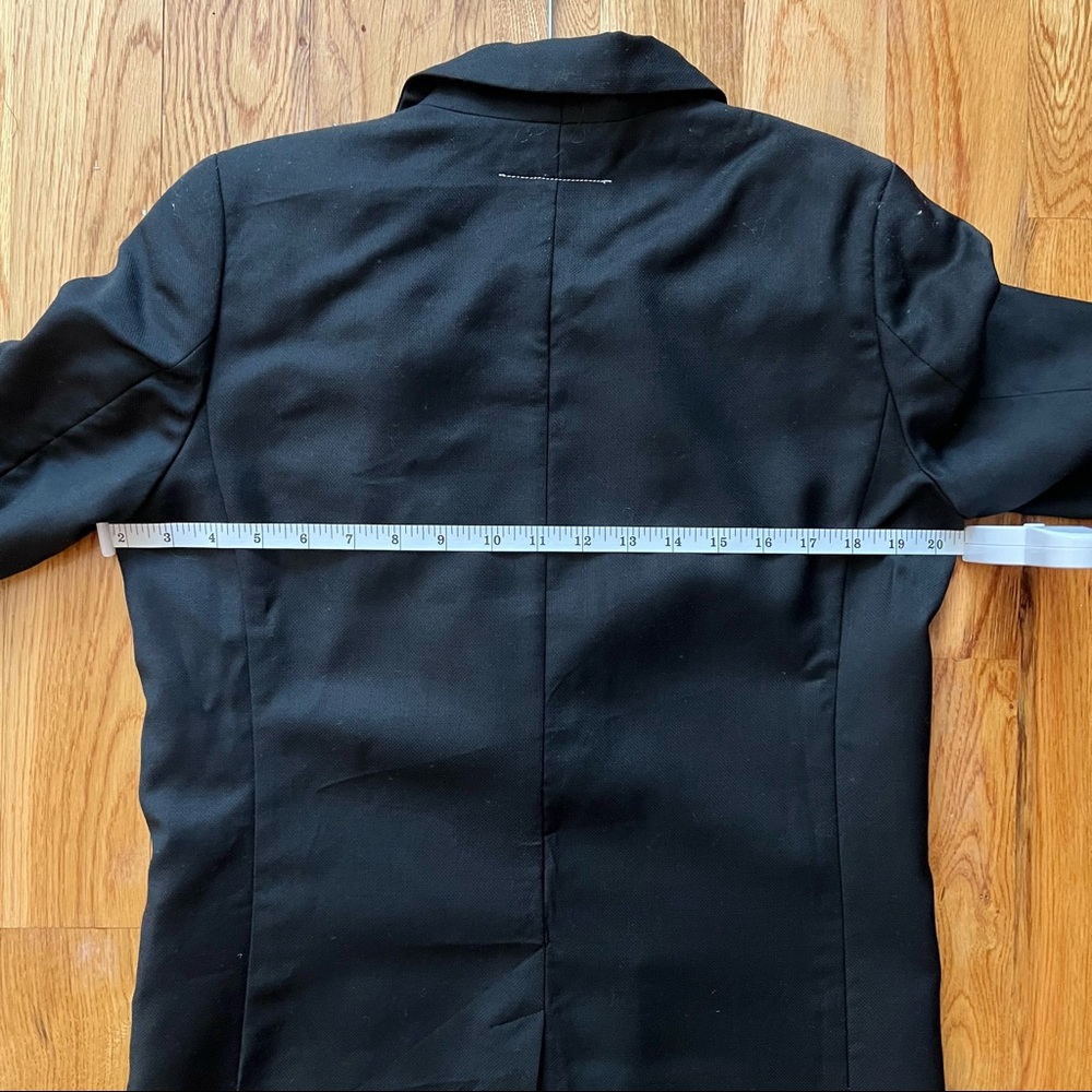 MM6 Maison Martin Margiela Black Women's Blazer | Size 6 - Picture 3 of 5